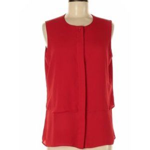 The Limited Red Sleeveless Blouse M